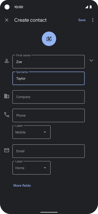 Press Phone and key in the required phone number.