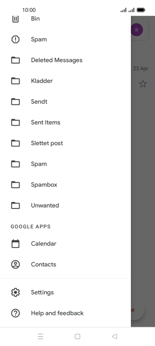 Press Settings. Press Settings.