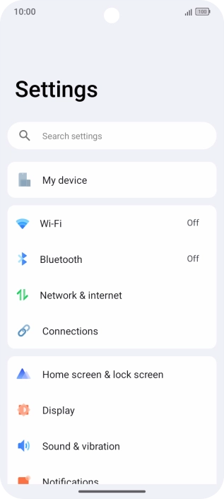 Press Wi-Fi.