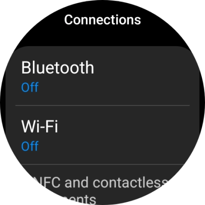 Press Wi-Fi. Press Wi-Fi.