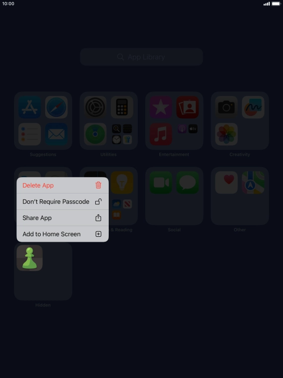 Press Don't Require Passcode.