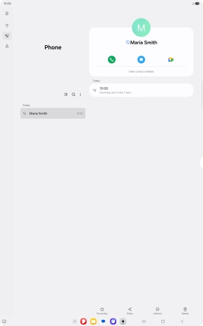Press the Home key to return to the home screen. Press the Home key to return to the home screen.