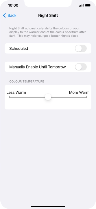 Press the indicator next to Press the indicator next to