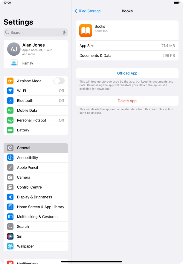 Press Offload App. Press Offload App.