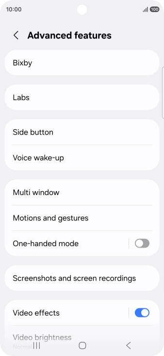Press Bixby.