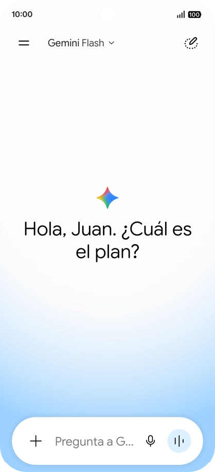 Pulsa el icono de menú.