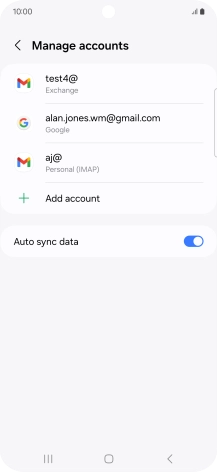 Press the Home key to return to the home screen.