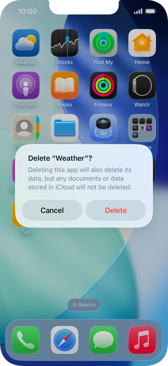 Press Delete.