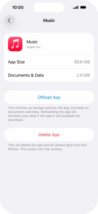 Press Offload App.