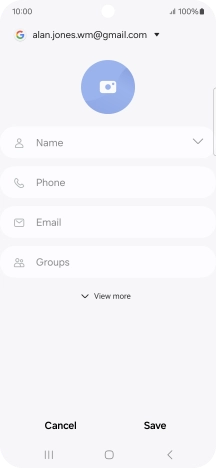 Press Name and key in the required name. Press Name and key in the required name.