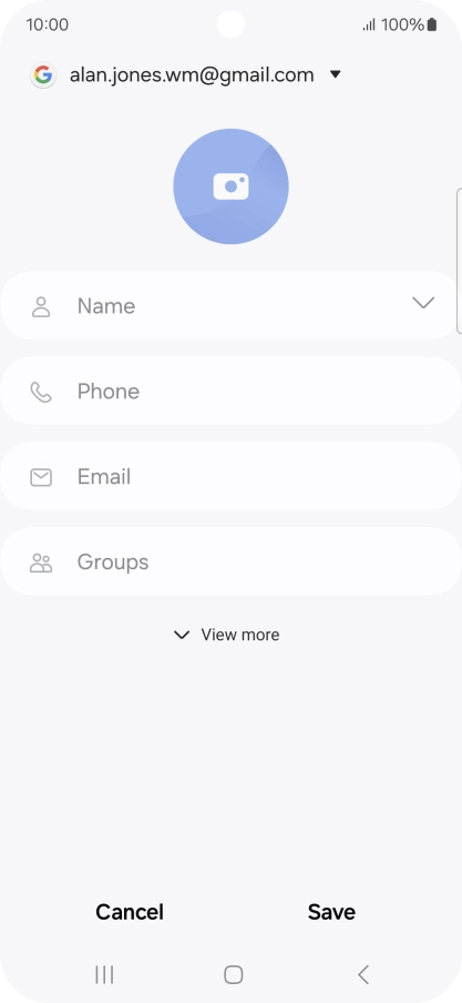 Press Name and key in the required name. Press Name and key in the required name.
