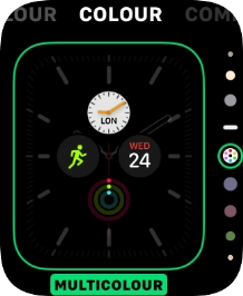 Press the Digital Crown twice to return to the home screen.
