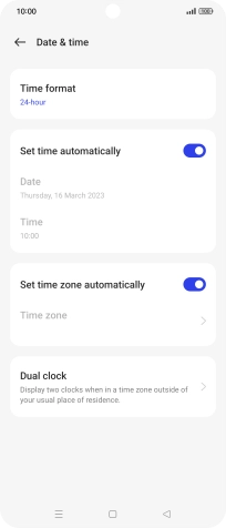 Press the Home key to return to the home screen. Press the Home key to return to the home screen.