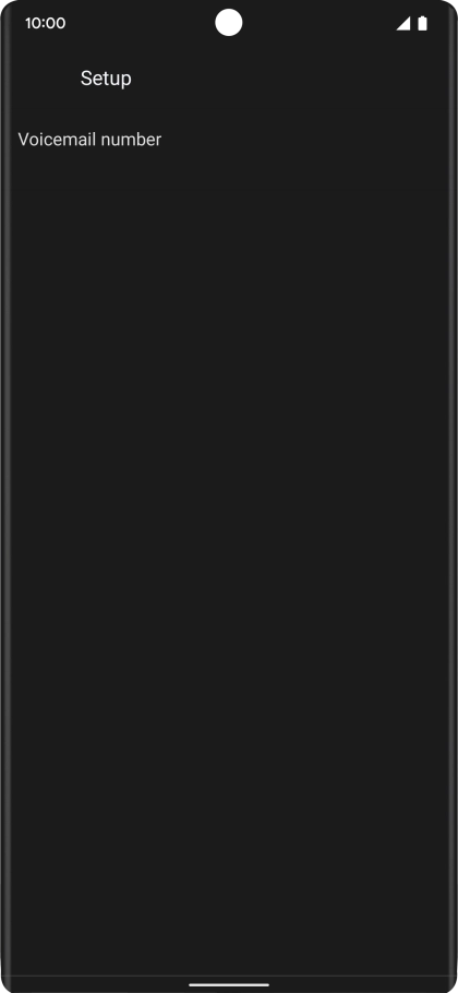 Press Voicemail number. Press Voicemail number.