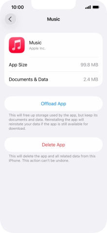 Press Offload App.
