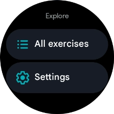 Press All exercises. Press All exercises.