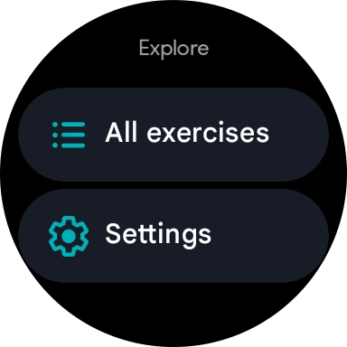Press All exercises. Press All exercises.