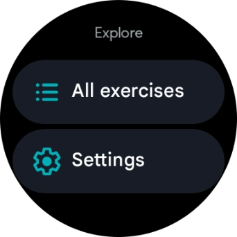 Press All exercises. Press All exercises.