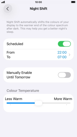 Press the indicator next to Press the indicator next to