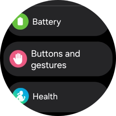 Press Buttons and gestures. Press Buttons and gestures.