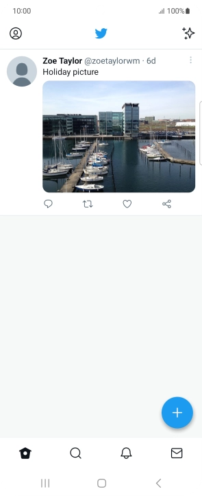 Press the add icon.