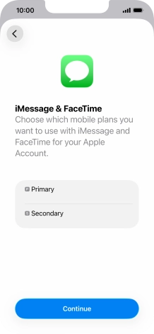 Press the required price plan.