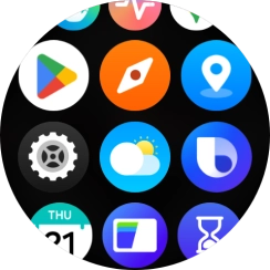 Press the settings icon. Press the settings icon.