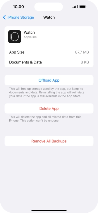 Press Offload App.
