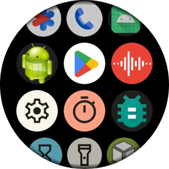 Press the settings icon. Press the settings icon.