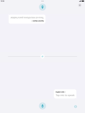 Press the end icon to end two-way view.