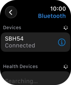 Press the Digital Crown several times to return to standby mode.