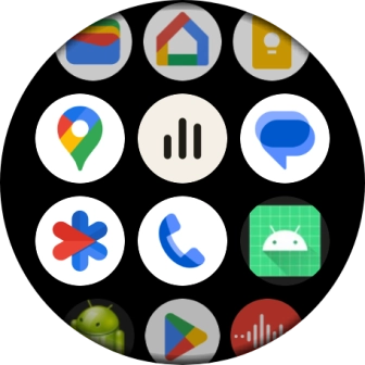 Press the message icon.