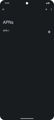 Press the add icon.