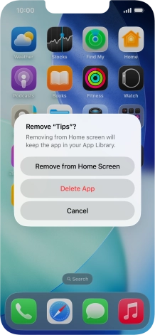 Press Delete App. Press Delete App.