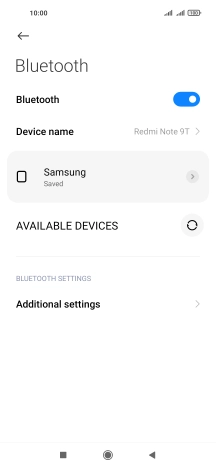 Press the Home key to return to the home screen. Press the Home key to return to the home screen.