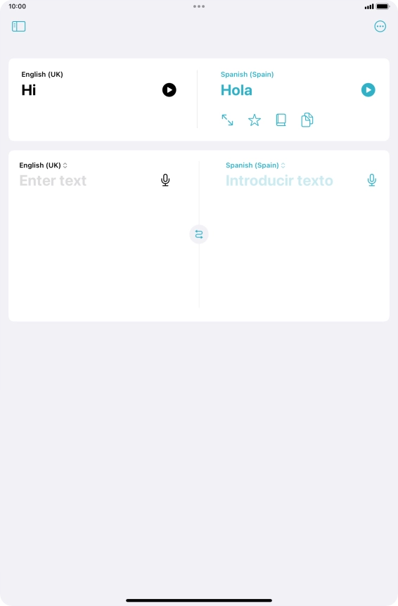 Press the screen size icon. Press the screen size icon.