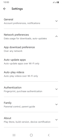 Press Auto-update apps. Press Auto-update apps.