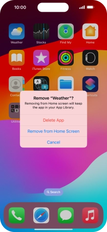 Press Delete App. Press Delete App.