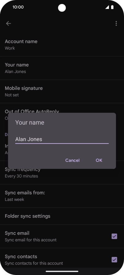 Press OK. Press OK.