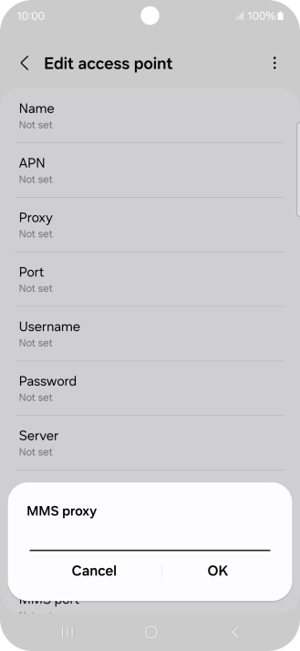 Key in 212.183.137.012 and press OK. Key in 212.183.137.012 and press OK.