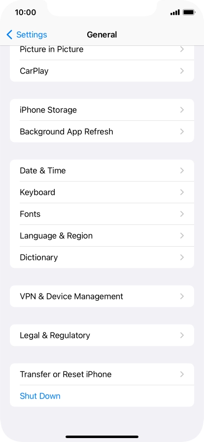 Press Transfer or Reset iPhone. Press Transfer or Reset iPhone.