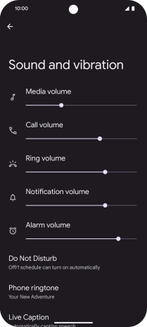 Press Phone ringtone. Press Phone ringtone.