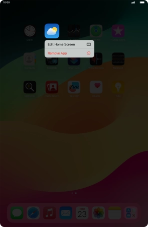 Press Remove App.