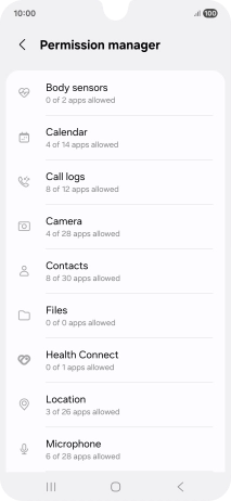 Press the required phone function. Press the required phone function.