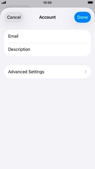 Press Advanced Settings. Press Advanced Settings.