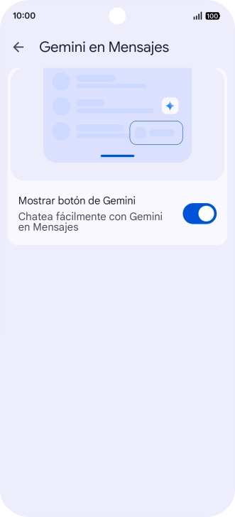 Pulsa el indicador junto a 