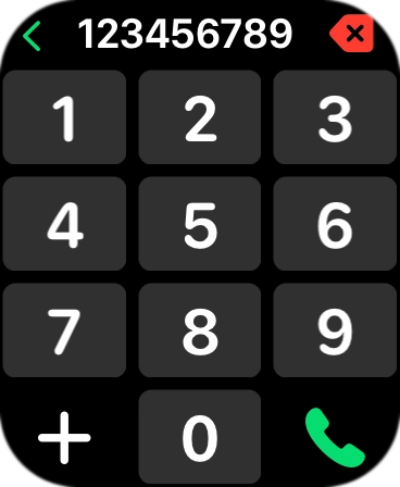 Key in the required number and press the call icon. Key in the required number and press the call icon.