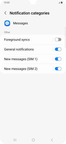 Press New messages.