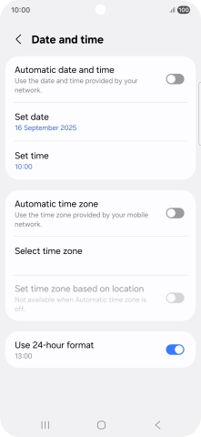 Press the indicator next to Press the indicator next to