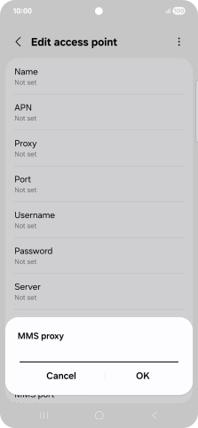 Key in 212.183.137.012 and press OK. Key in 212.183.137.012 and press OK.